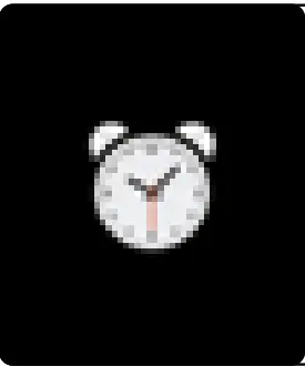 DAS 4 SG60 Smart Watch Black Silicone Strap - Silent Alarms