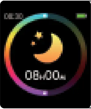 DAS 4 SG60 Smart Watch Black Silicone Strap - Sleep