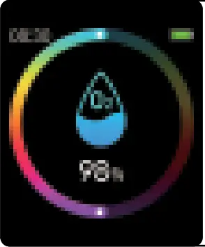 DAS 4 SG60 Smart Watch Black Silicone Strap - SpO2 Test