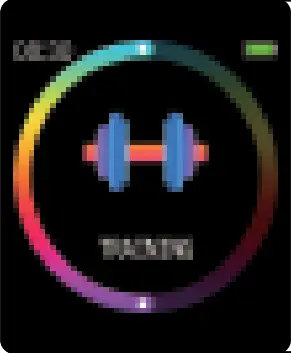 DAS 4 SG60 Smart Watch Black Silicone Strap - Training