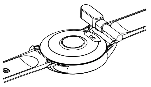 DAS 4 SG60 Smart Watch Black Silicone Strap - cherging