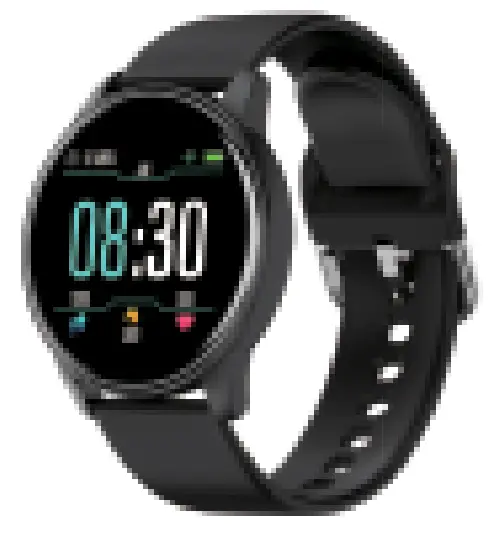 DAS 4 SG60 Smart Watch Black Silicone Strap
