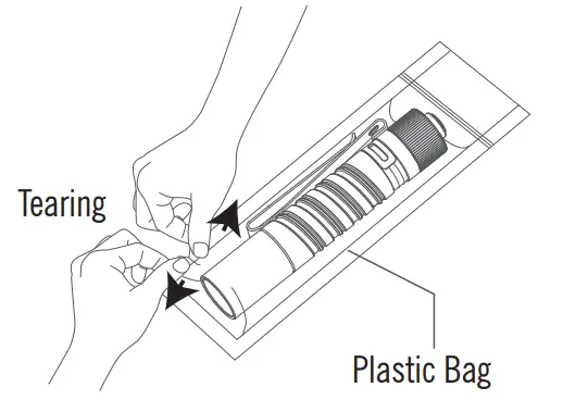 OLIGHT i5T Eos Brass Limited Edition - fig