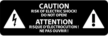 Bugera 1960 Infinium 150 Watt Tube Head - warning