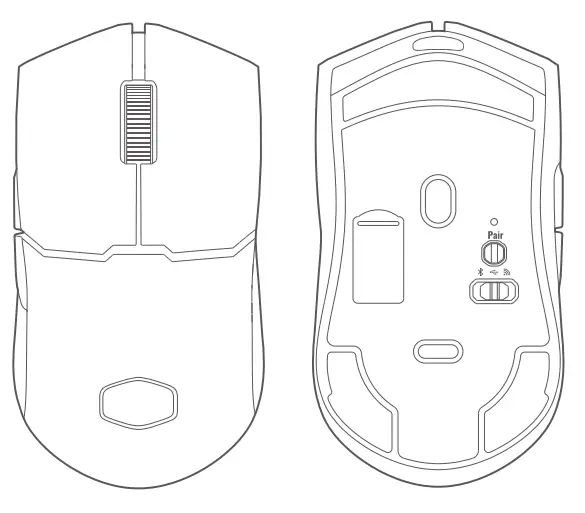 COOLER MASTER MM712 Ultra Light Mouse