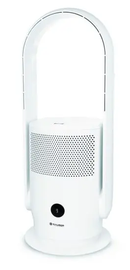 SAUBER TFN 126143 Bladeless Tower Fan and Air Purifier