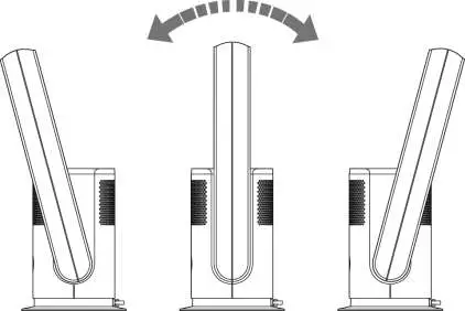 SAUBER TFN 126143 Bladeless Tower Fan and Air Purifier - OPERATION