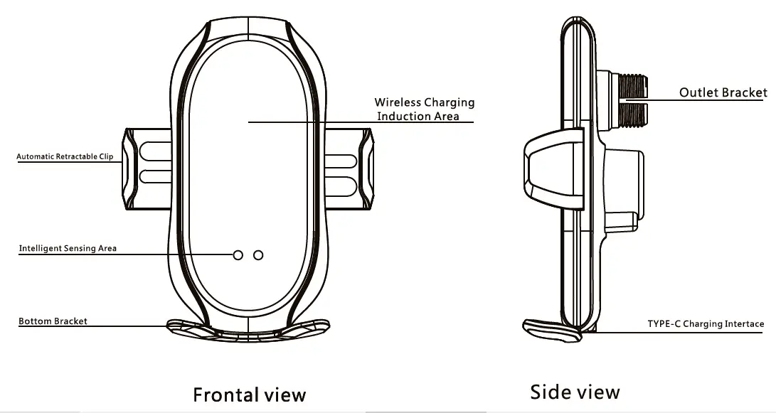 Shenzhen-Leiden-Digital Technology-T6-Car-Wireless-Charger-FIG-1