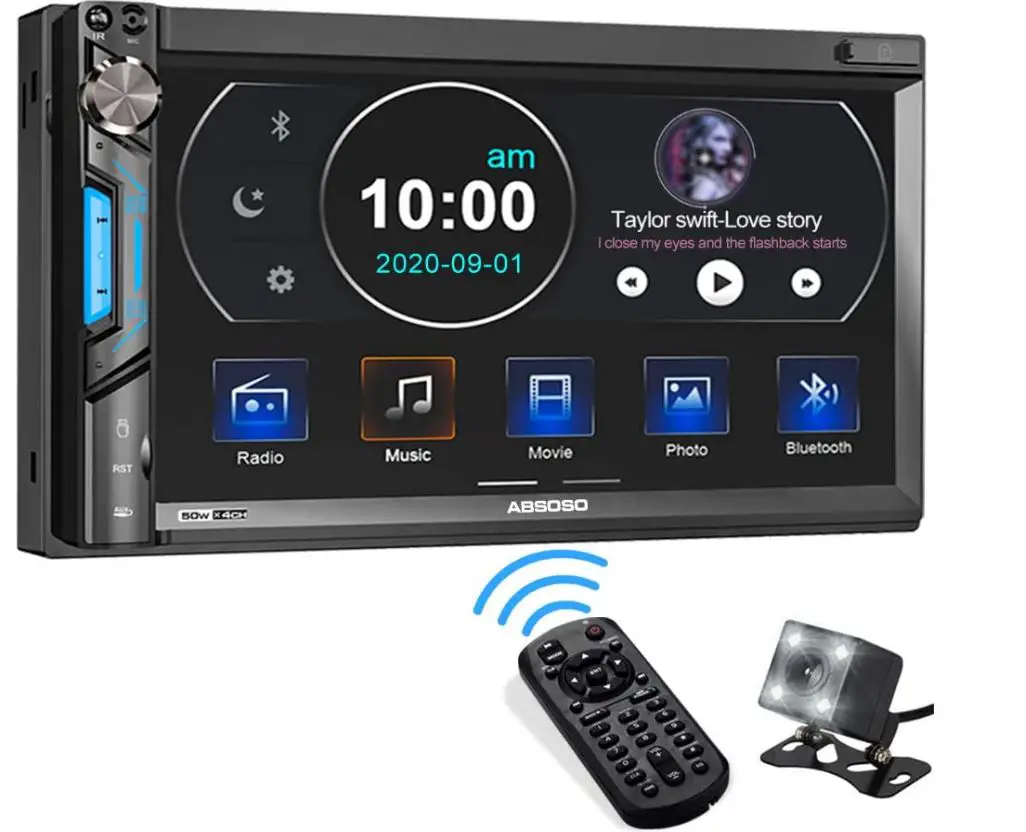 Double-Din-Car-Stereo-System-ABSOSO-7-Inch-HD-Touchscreen-iamge
