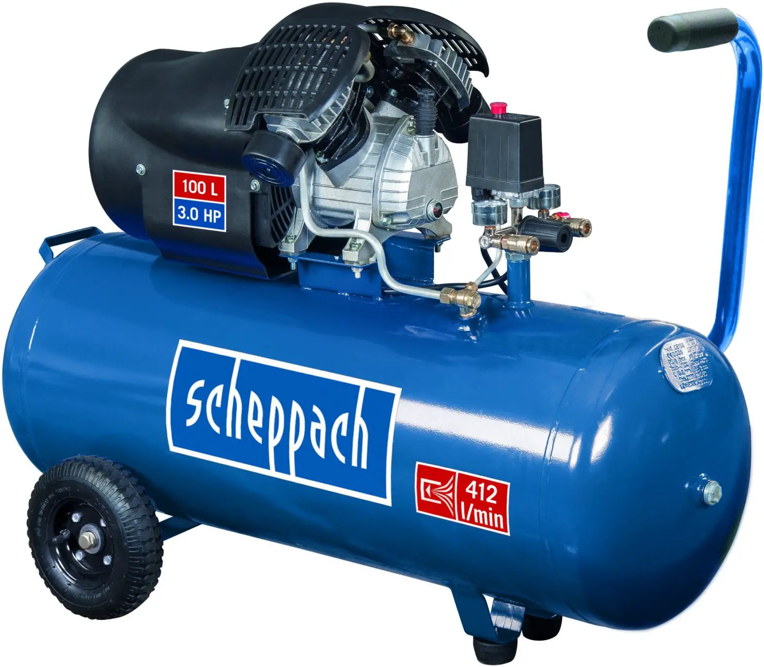 scheppach HC120DC Twin Cylinder Air Compressor 230V - Cover
