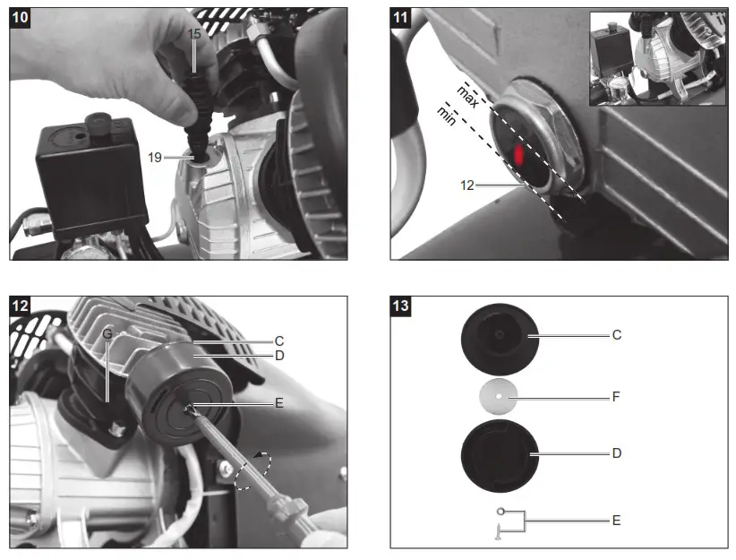 scheppach HC120DC Twin Cylinder Air Compressor 230V - Product Overview 5