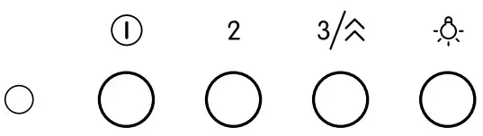 BOSCH DHL785BAU Extractor Hood - Controls