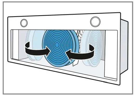 BOSCH DHL785BAU Extractor Hood - odour filter 1
