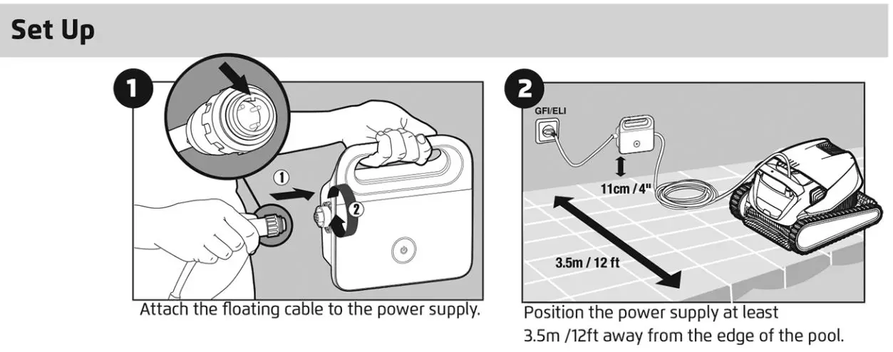 maytronics ACTIVE 20 Dolphin Power Supply User Guide - Robot Operation