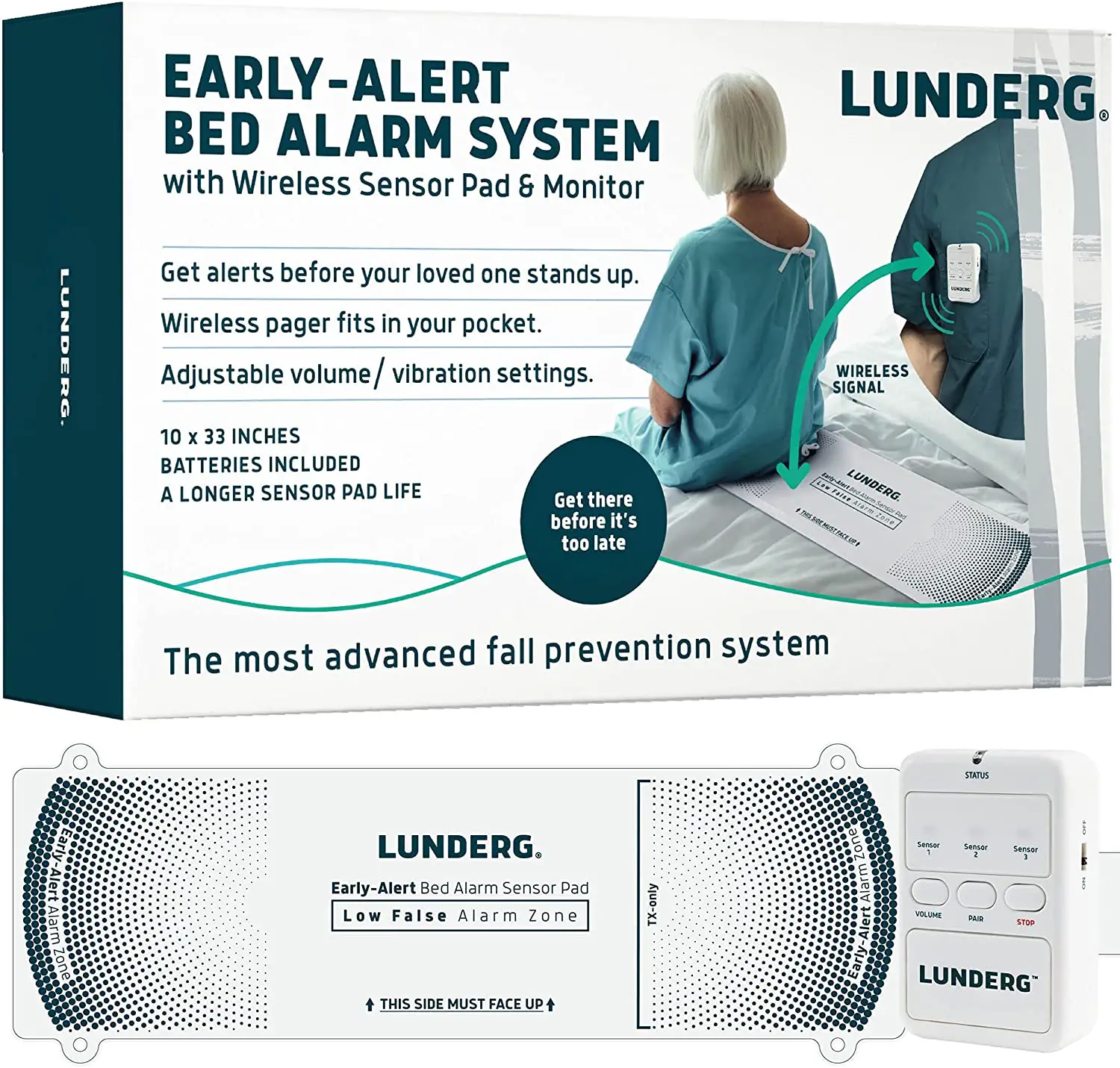LUNDERG-UPC-LUN-EABEDKIT-Early-Alert-Bed-Alarm-System-Product