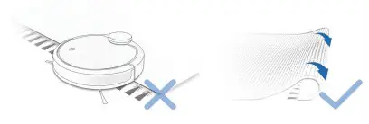 ECOVACS Smart Robotic Vacuum Bottom please fold the