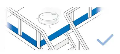 ECOVACS Smart Robotic Vacuum Bottom ug edges unde