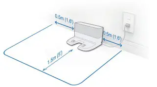 ECOVACS Smart Robotic Vacuum Station Placement