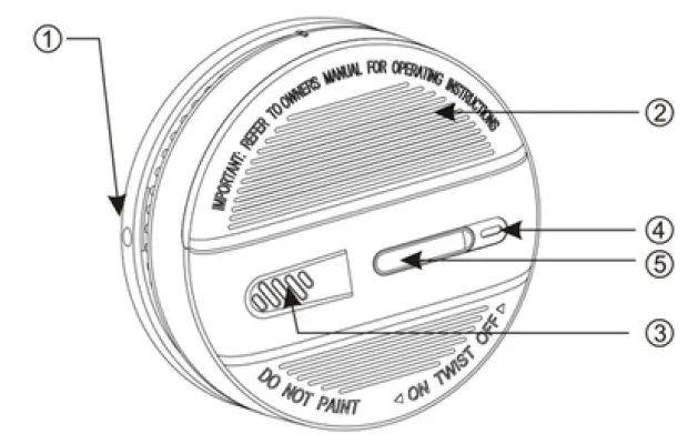 Heiman 601011755-HM-628PHRÐ Smoke Alarm-FIG-1