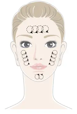 Slowly move in little circles