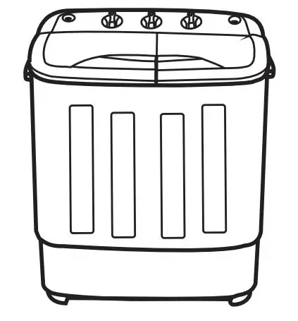 Vivohome Vh354 Twin Tub Washing Machine Instruction Manual Vivohome Vh354 Twin Tub Washing Machine Instruction Manual