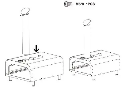 KLARSTEIN 10034709 Diavolo Pizza Pellet Oven-FIG4