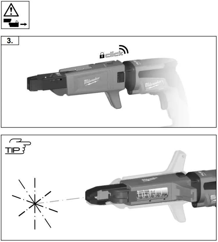 milwaukee CA 55 M18 Fuel Collated Screw Gun - 4