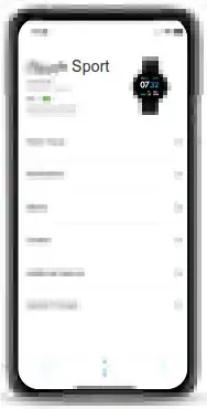 iTOUCH SPORT 3 Smartwatch Fitness Tracker Body Temperature - CONNECT THE APP 2