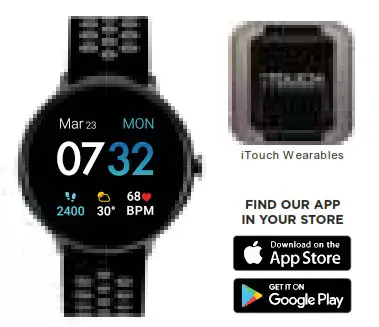 iTOUCH SPORT 3 Smartwatch Fitness Tracker Body Temperature - cover