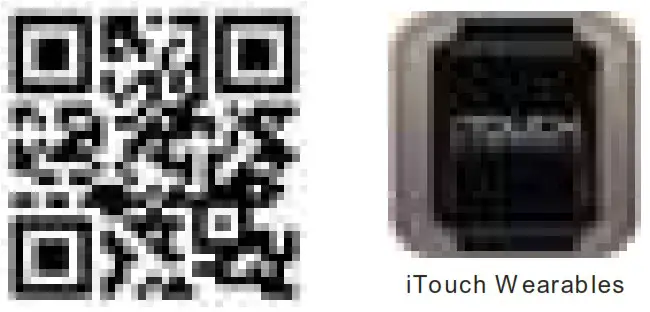 iTOUCH SPORT 3 Smartwatch Fitness Tracker Body Temperature - qr