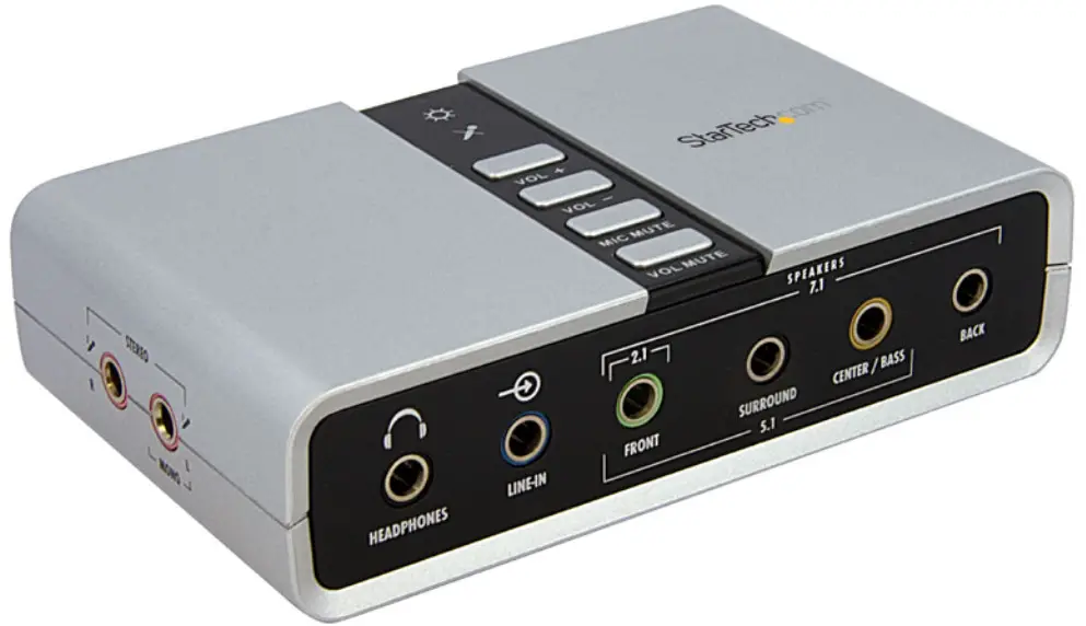 StarTech 7.1 Channel USB External Sound Card