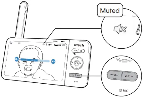 vtech RM5754HD 5 Inch Smart Video Monitor - FIG 58