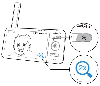 vtech RM5754HD 5 Inch Smart Video Monitor - FIG 59