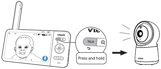 vtech RM5754HD 5 Inch Smart Video Monitor - FIG 61