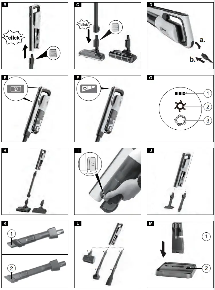 KARCHER VC 4S Cordless Handheld Vacuum Cleaner - FIG 1