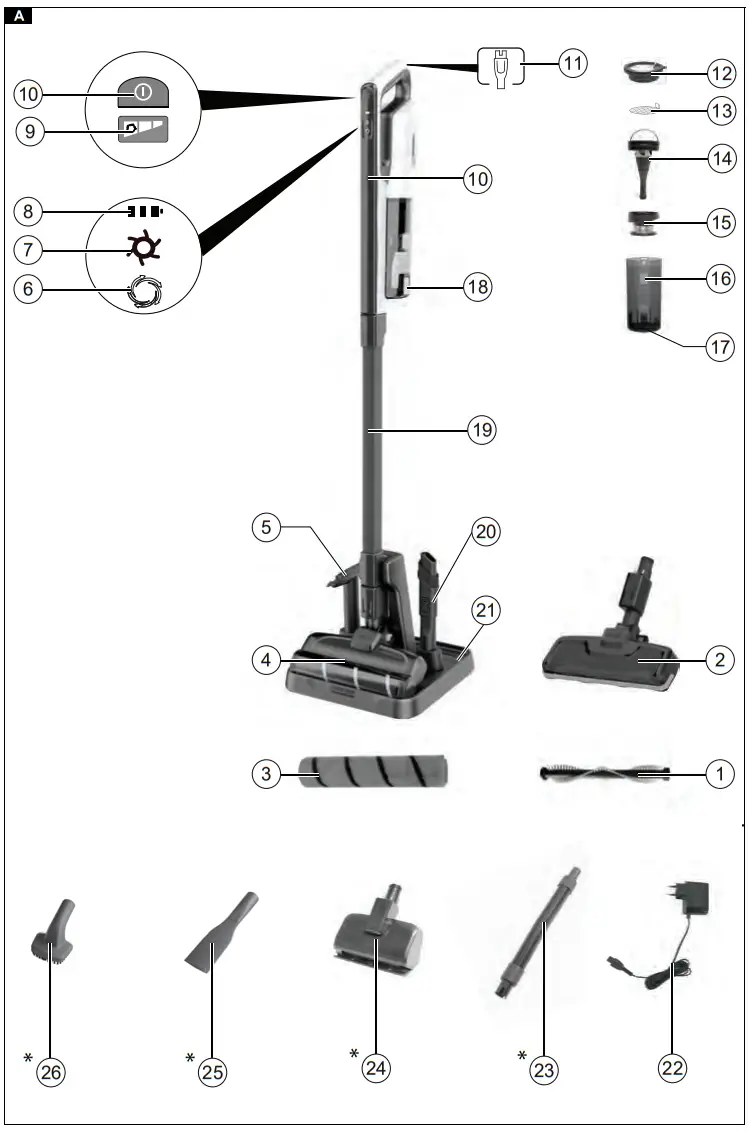 KARCHER VC 4S Cordless Handheld Vacuum Cleaner - FIG