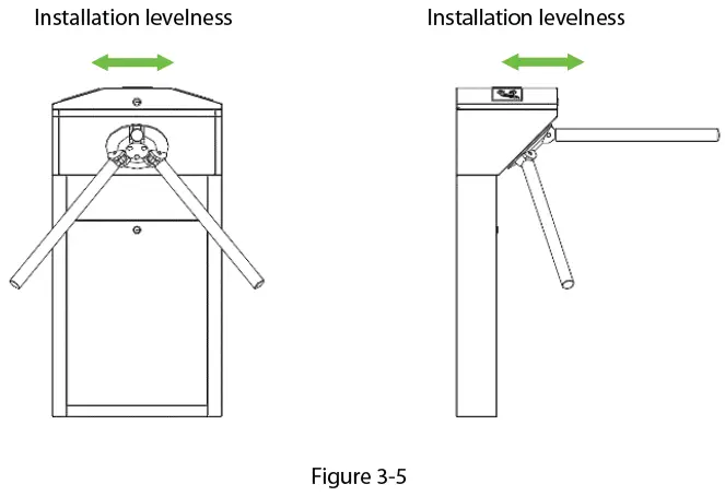 ZKTeco TS1000 Tripod Turnstile fig 10