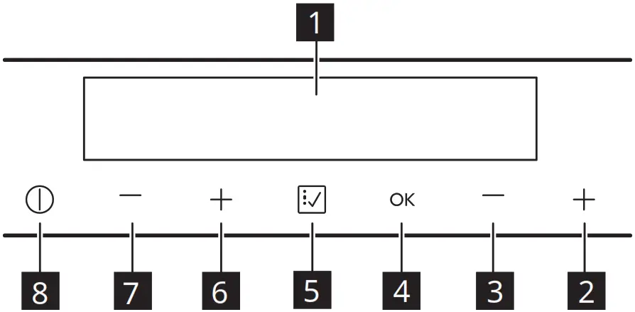 ikea 700 integrated isande Fridge freezer - Control panel