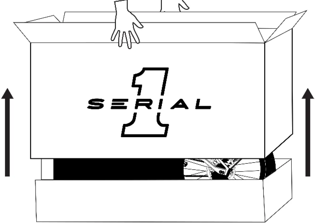 PRODUCTSerial 1 RUSHCTY Speed Pearl Midnight Black Large Electric Bike 22