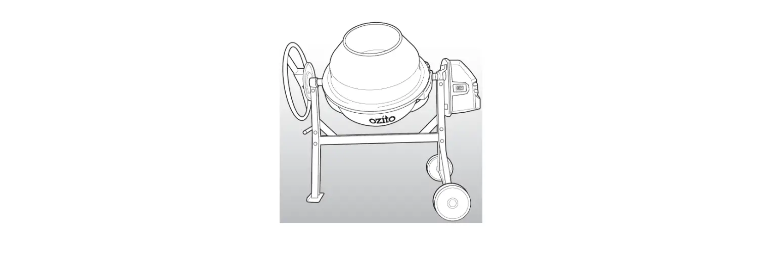Ozito Cmx-120 120l 550w Cement Mixer Instruction Manual Ozito Cmx-120 120l 550w Cement Mixer Instruction Manual