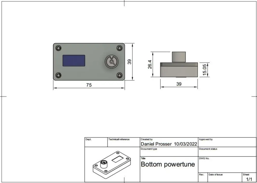 PowerTune Digital CANSHIFT 1.2 Control Module - fig 2