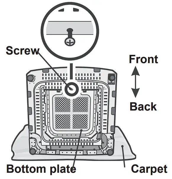 Install the bottom plate