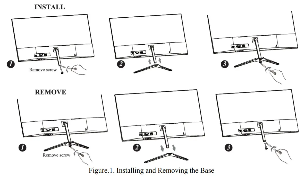 HANNspree LCD Monitor - INSTALLATION