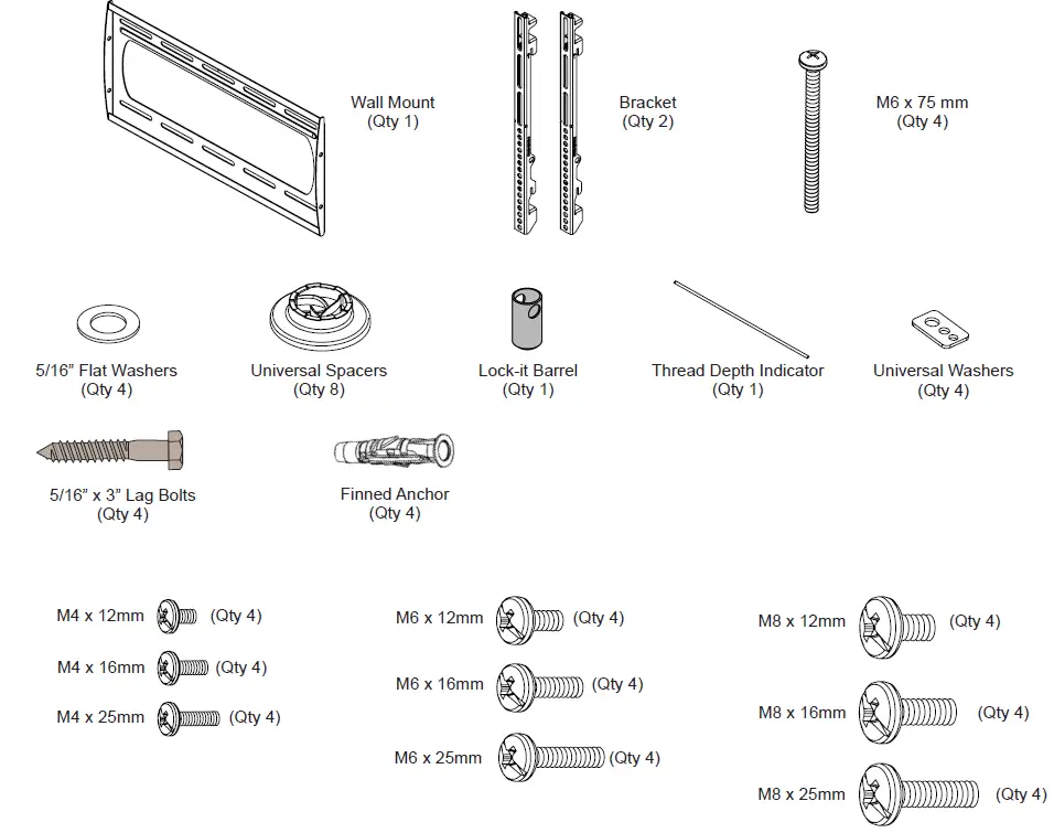 PREMIER MOUNTS P2642F Low-Profile Mount for Flat-Panels-1