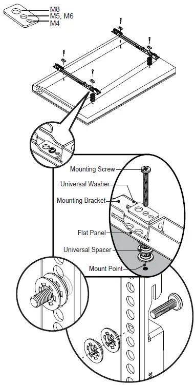 PREMIER MOUNTS P2642F Low-Profile Mount for Flat-Panels-18