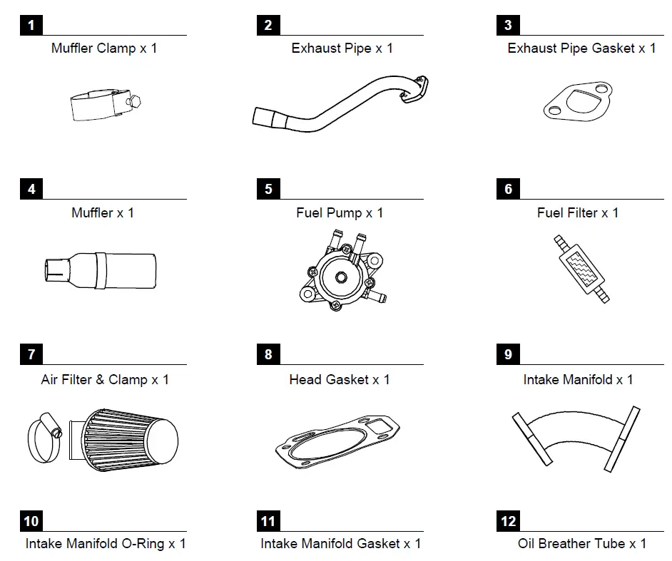 PREDATOR-58057-Ghost-212cc-Kart-Racing-Engine-Accessory-Kit-FIG-6