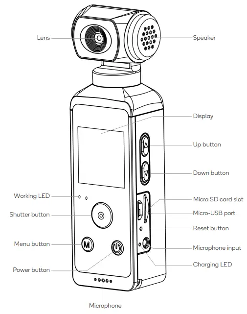 kogan KAKIPCAMYA Kids Pocket Action Camera - OVERVIEW