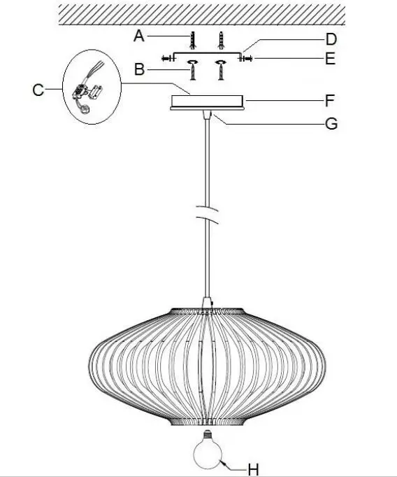 Lucci decor 010968 Kiel - Installation Instructions