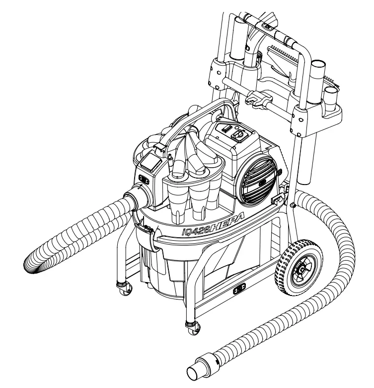 iQ POWER TOOLS iQ426HEPA US Cyclonic Dust Extractor