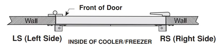 Curtron PP-C-120-6084 Polar-Pro Flexible Swinging Door for Walk-In Coolers & Freezers, 60 wide x 84 high-fig2